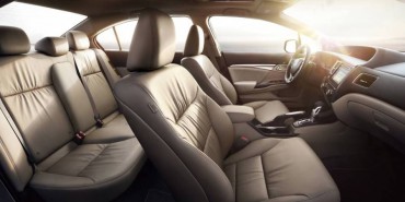 The Honda Civic interior features quality materials and ample room.