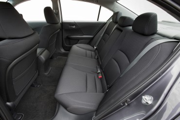 The entire Accord sedan interior is very spacious including the large back seat.