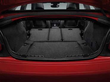Cargo space and utility are good thanks to the split, fold-down rear seats and pass-through. 