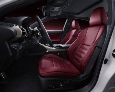 Fronts seats are great with heat and cooling as part of the F Sport package.