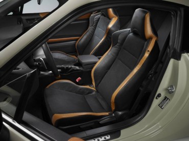 The nicely bolstered bucket seats are supportive and comfortable. Legroom is excellent.
