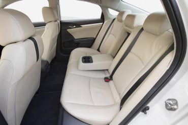 The Civic rear seat has 1.2-inches more legroom than previous models.