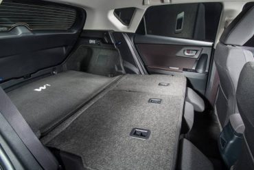 The split, flat-folding rear seats greatly increase cargo space and versatility.