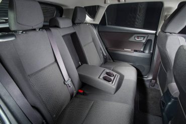 Rear seat accommodations are a little less opulent, but roomy and comfortable.
