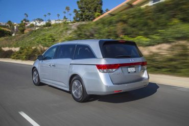 The Honda Odyssey is a great highway cruiser, especially for family vacations.