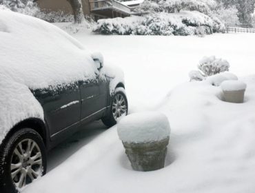 2019 Toyota Highlander in Snow